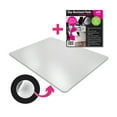 thumbnail image 4 of Floortex® Cleartex® Unomat® Anti-Slip Rectangular Polycarbonate Chair Mat Hard Floors and Carpet Tiles - 48" x 53", 4 of 16