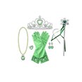 thumbnail image 1 of SUNSIOM Ensemble de Costume Cosplay pour Filles, Robe Verte Ailes de Papillon Jupe Sac à Bijoux Féerique, 1 of 2