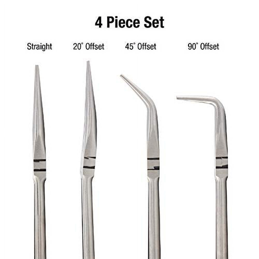 SUNEX TOOLS 16 in. Extra Long Reach Needle Nose Pliers Set (4