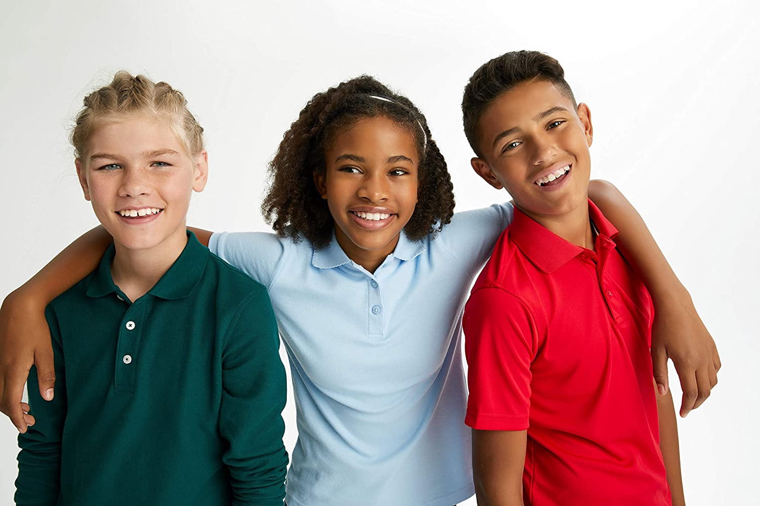 French Toast Boys 4-20 School Uniform Short Sleeve Stretch Moisture Wicking Polo Shirt
