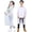 A: White, variant on Kids Rain Jacket, 2 Pack Rain Ponchos for Kids - Reusable Raincoats for Boys and Girls Waterproof Outdoor Rain Gear