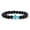 Color 01, variant on Top-kevin Cross Bead Bracelet for Men Women,8mm Tiger Eye, Lava Rock, Black Obsidian Healing Crystal Beaded Bracelets,Natural Protection Stone Bracelets Jewelry Gifts for Men Women
