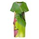 thumbnail image 4 of Vestido holgado con dos bolsillos Sipping Sweet para mujer, ropa coreana, vestido elegante de verano., 4 of 7