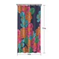 thumbnail image 5 of Pioneer Flower Floral Print Pattern Shower Curtain 36"x72" ,Bathroom Decorative Shower Curtains Set with 12 Hooks,Modern Waterproof Washable Shower Curtain, 5 of 6