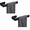 Matte Black, variant on Brushed Nickel Hand Towel Holder 8 Inch, Thicken Stainless Steel Rectangular Towel Bar Wall Mount