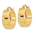 thumbnail image 2 of 14k Yellow Gold Hoop Earrings, 2 of 8