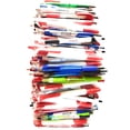thumbnail image 3 of Lote al por mayor de 100 bolígrafos de tinta con punta de bola de plástico con estampado incorrecto, 3 of 6