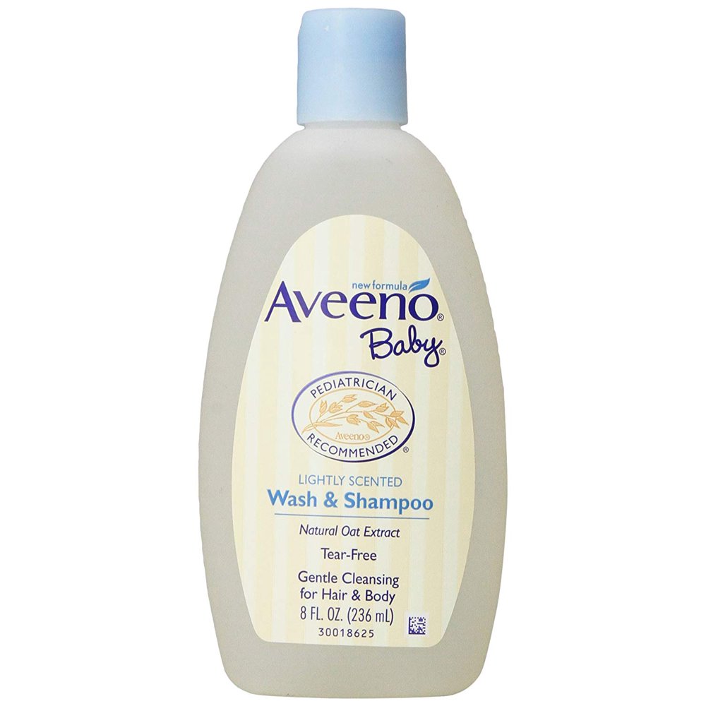 24 PACKS Aveeno Baby, Wash & Shampoo, 8 fl oz