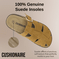 thumbnail image 4 of Cushionaire Benson Genuine Suede Clogs for Women – Adjustable Buckle Sandal with Memory Foam CHESTNUT 6.5, 4 of 10