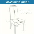 thumbnail image 6 of 100%Waterproof Chair Covers for Dining Room, Stretch Jacquard Dining Chair Slipcovers Removable Washable Chair Protector for Kitchen, Hotel, Restaurant, 6 of 7