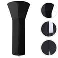 thumbnail image 2 of Miangastore Tree Sap Protection Patio Heater Cover Black 1Pcs 87x33x19in, 2 of 9