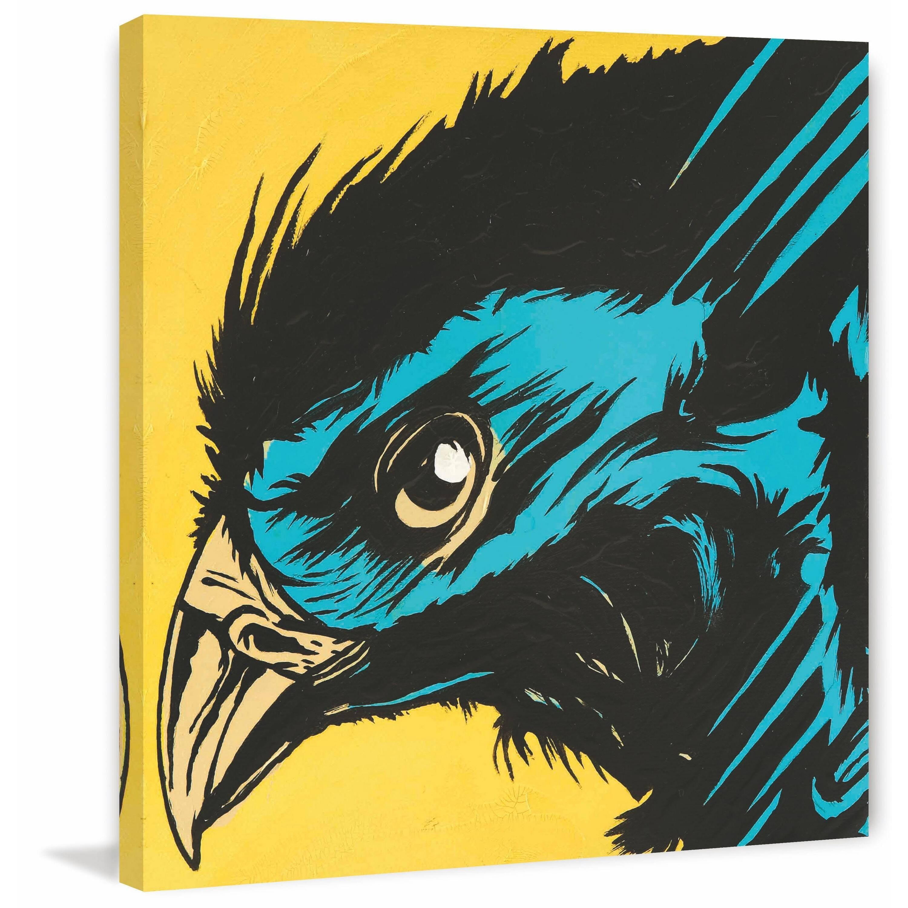 Marmont Hill "Raven 1" Print on Canvas