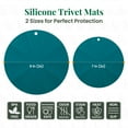 thumbnail image 6 of Larder and Vine Silicone Trivets Pack of 4 | Heat Safe 450F, Non-Slip, Odor Resistant, 6 of 8