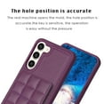 thumbnail image 3 of SaniMore for Samsung Galaxy S23 Plus (6.6" 2023) Case, Flip PU Leather Diamond-Shaped with Built-in Card Slots, Kickstand and Shockproof Anti-drop Phone Case for S23 Plus Wallet Shell, Darkpurple, 3 of 7