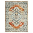 thumbnail image 4 of Luxe Weavers Oriental Medallion Apricot 5x7 Area Rug, Indoor Stain-Resistant Carpet, 4 of 10
