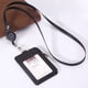 thumbnail image 5 of Portacredenciales Con Cremallera, Cartera Delgada De Cuero Pu Para Tarjetas De Identificación, Con Cordón Para El Cuello Y Carrete Retráctil Para Credenciales, 5 of 5
