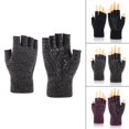thumbnail image 4 of Guantes de medio , regalo de punto sin de, invierno térmico, clima frío, Unisex, gruesos, a prueba , guantes para Negro gris Sunnimix Guantes de medio dedo, 4 of 8