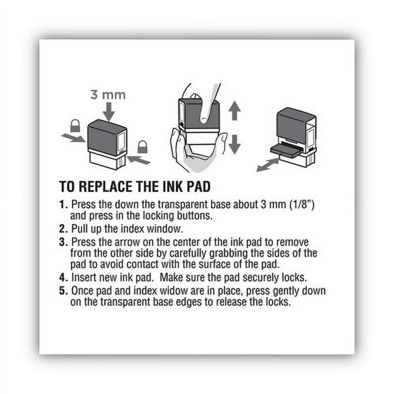 Replacement Ink Pad for 2000PLUS 1SI30PGL, 1.94 Replacement Ink Pad for 2000PLUS 1SI30PGL, 1.94