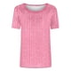 thumbnail image 4 of Camiseta de Manga Corta de Verano para Mujeres Delgada Moda Casual Impresa No Estructurada Cuello Redondo Mujer Manga Corta Tops Casual, 4 of 4