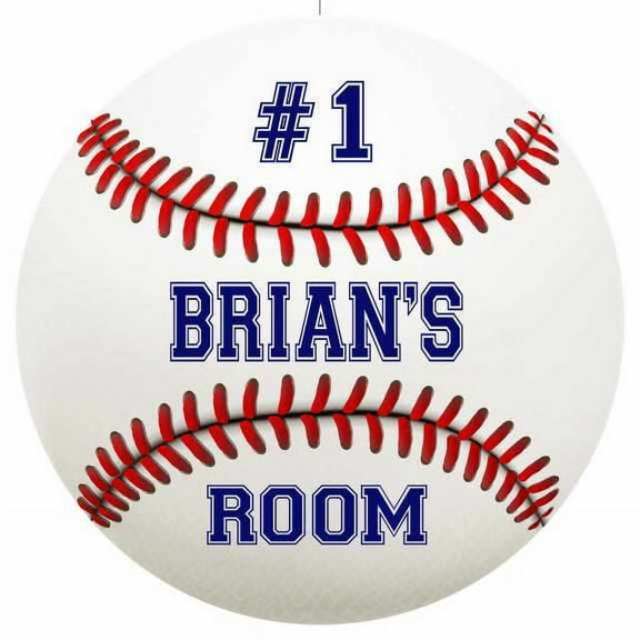 BRIAN'S Bedroom 14" Round Metal Sign Boys Room Wall Decor Gift 100140030073