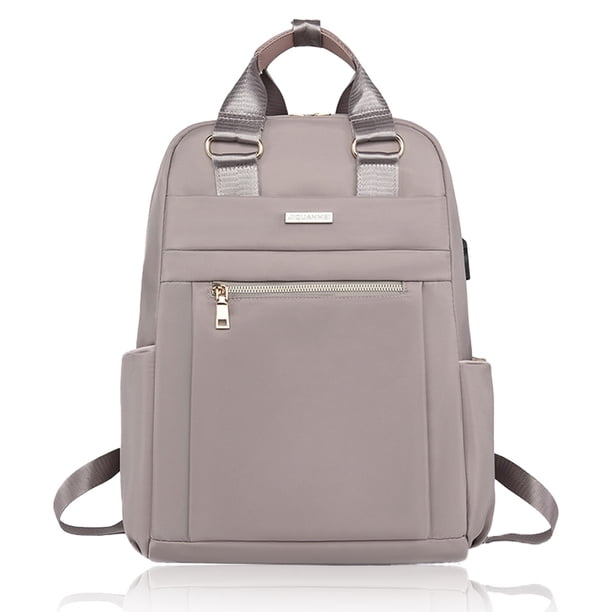 Mochila para computadora de doble hombro - Mochila para computadora portátil de 15,6/16,1" - Carga USB - Resistente a golpes e impermeable