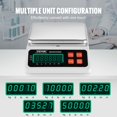 thumbnail image 6 of Industrial Counting Scale, 10 kg x 0.1 g, Digital Scale for Parts and Coins, g/kg/lb/oz/ct Units, Electronic Gram Scale Inventory Counting Scale Kitchen Jewelry Counting, 6 of 7