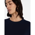 thumbnail image 5 of Time and Tru Women's Crewneck Sweater with Short Sleeves, Lightweight, Sizes XS-XXXL, 5 of 6
