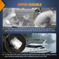 thumbnail image 6 of Nilight Marine Boat Stern Light 24 Inch White Fold Down Anchor Light 12V 24V Waterproof 360° Lighting Boat Navigation Light for Fishing Boat Sailboat Yacht Pontoon Speedboat Dinghy, 6 of 7