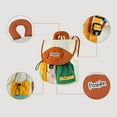 thumbnail image 6 of URSOFINE Color Block Drawstring Backpack Lightweight Large Capacity Casual Daypack, 6 of 8