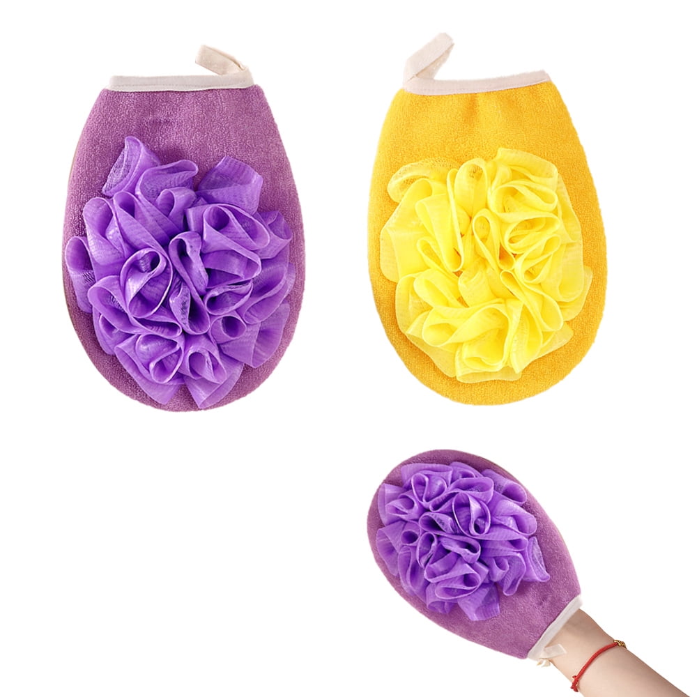 2pcs Bath Sponge Sponge Loofah Body Scrubber Shower Bubble Clean Loofah