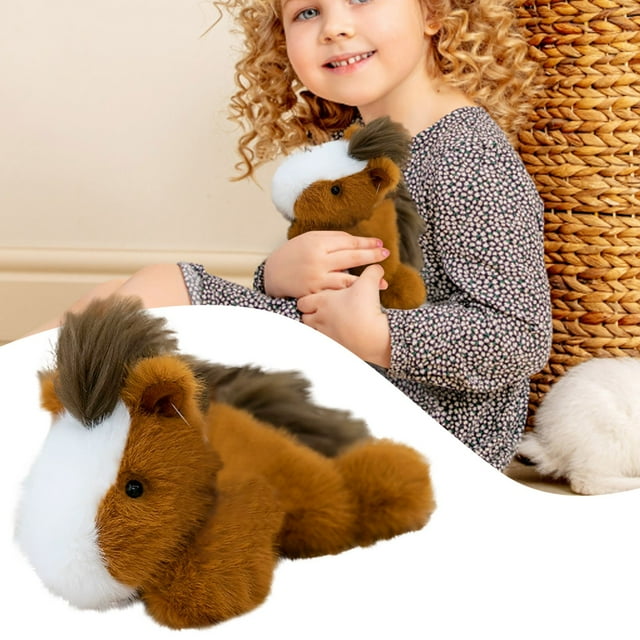 Soft For Kids Cuddly Stuffed Animal Horse With Materials Ideal For Children