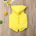 thumbnail image 2 of One opening Kids'  Zipper Vest Dinosaur Cotton-Padded Waistcoat Jacket, 2 of 5