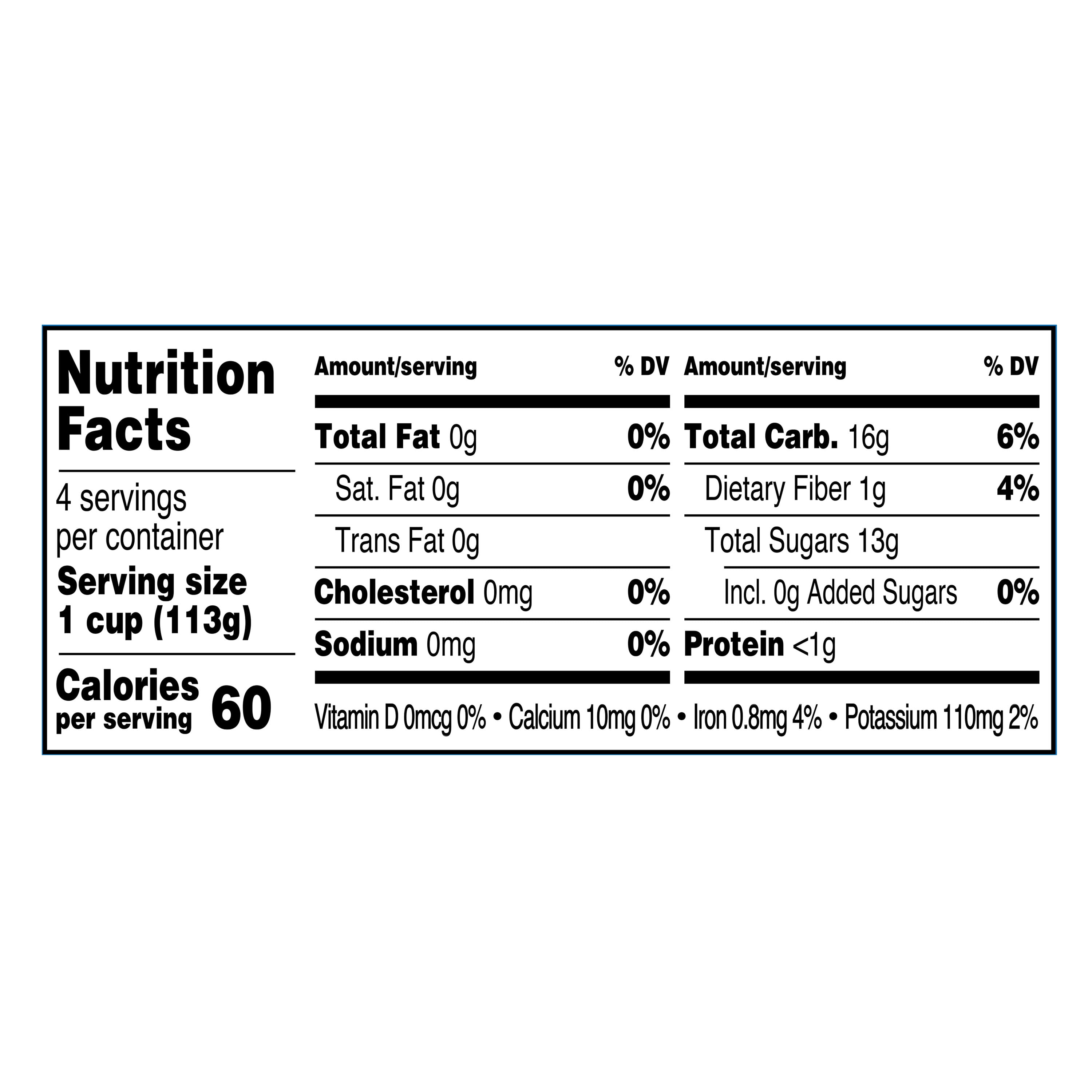 Great Value Cherry Mixed Fruit in 100% Juice, 4 oz, 4 Count