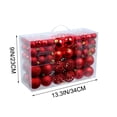 thumbnail image 3 of Christmas Balls for Christmas Decoration, 100 Pack Electroplated Christmas Tree Decorations Hanging Ball Ornaments, 3 of 7