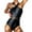 Black, variant on Lindreshi One Piece Swimsuits for Women Women's Solid Color Bikini Swimsuit Beachwear Set