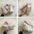 thumbnail image 4 of Kukuzhu Quilted Shoulder Tote Bag Women Padding Cotton Down Hobo Bag Casual Fashion Waterproof Handbag, 4 of 5