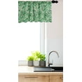 thumbnail image 3 of Ambesonne East Window Valance, Classical Retro Green Swirls, 54" X 18", Black and Green, 3 of 3