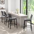 thumbnail image 6 of Crestlive Products Outdoor Bar Stools Set of 4,  for Deck, Patio, Backyard, Garden, Poolside, Light Gray, 6 of 7