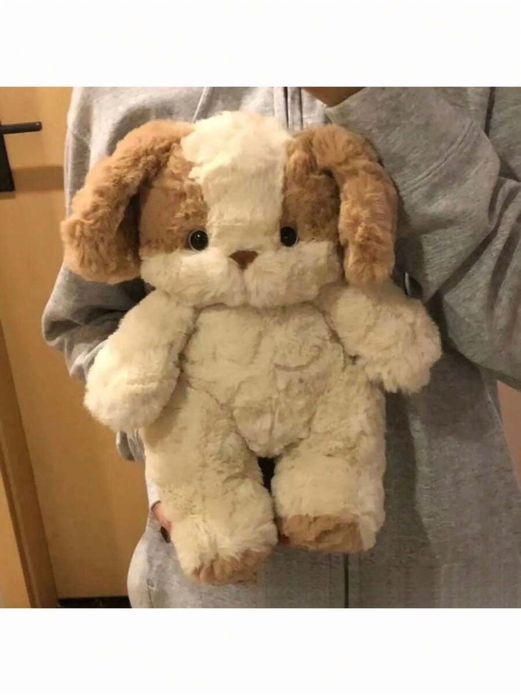 Good Night Puppy Plush Doll Pillow, Cute Stuffed Animal Doll, Soft Plush Dog Doll, Gravity Weighted Plush Doll, Gift For Girlfriend/Boyfriend, Unisex, Cute Animal Pillow, Home Decor Plush Doll,