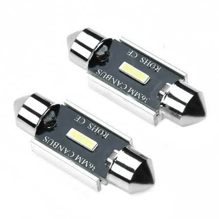 

License Plate Reading Light Door CSP Chip 1860 6000K DC 12V 2pcs Super clear