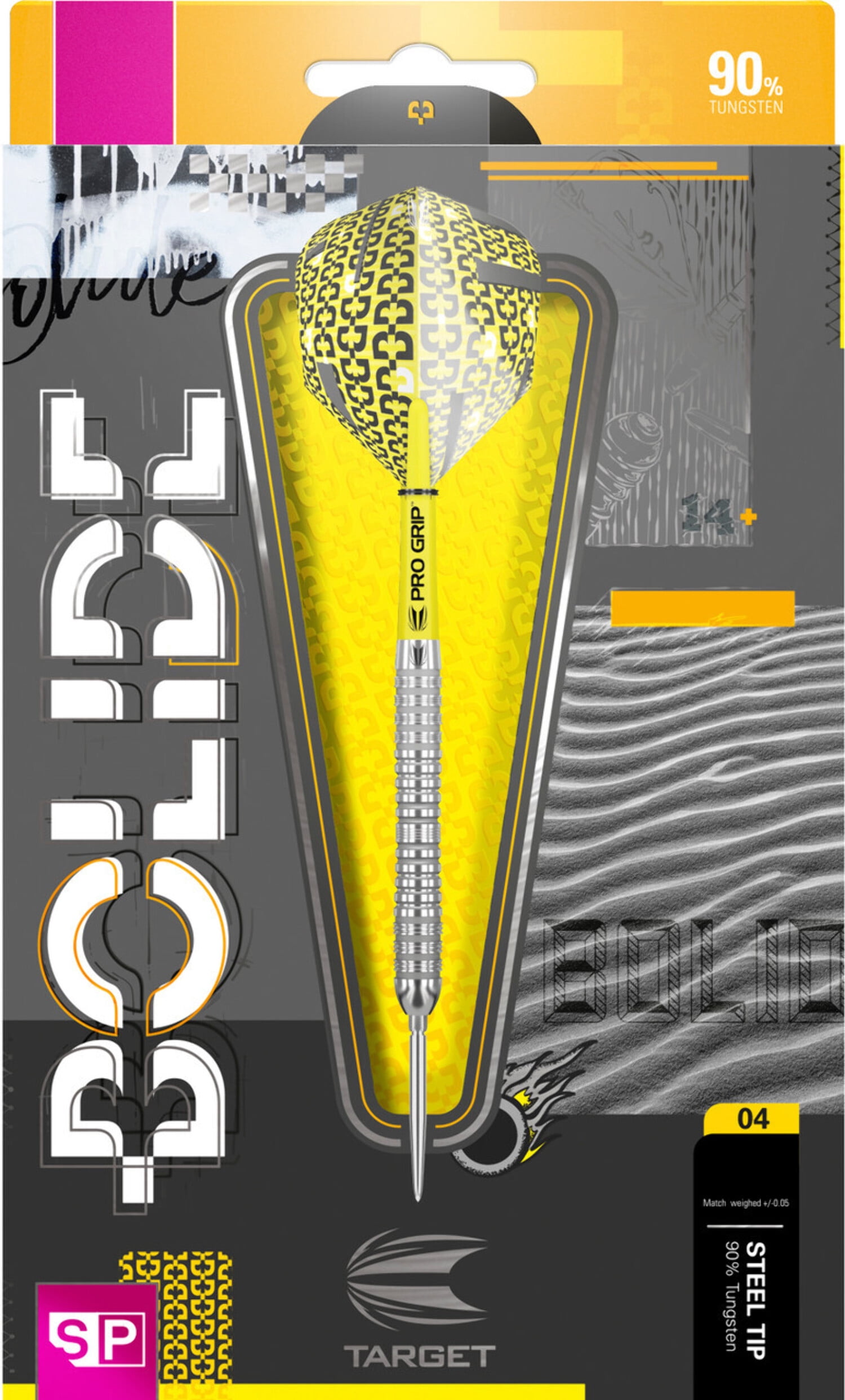 Target Bolide 04 90% Steel Tip Swiss Point Darts - 25g