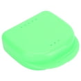 thumbnail image 4 of Caja de plástico para retenedores dentales de ortodoncia, portátil, con orificios de ventilación, color verde., 4 of 14