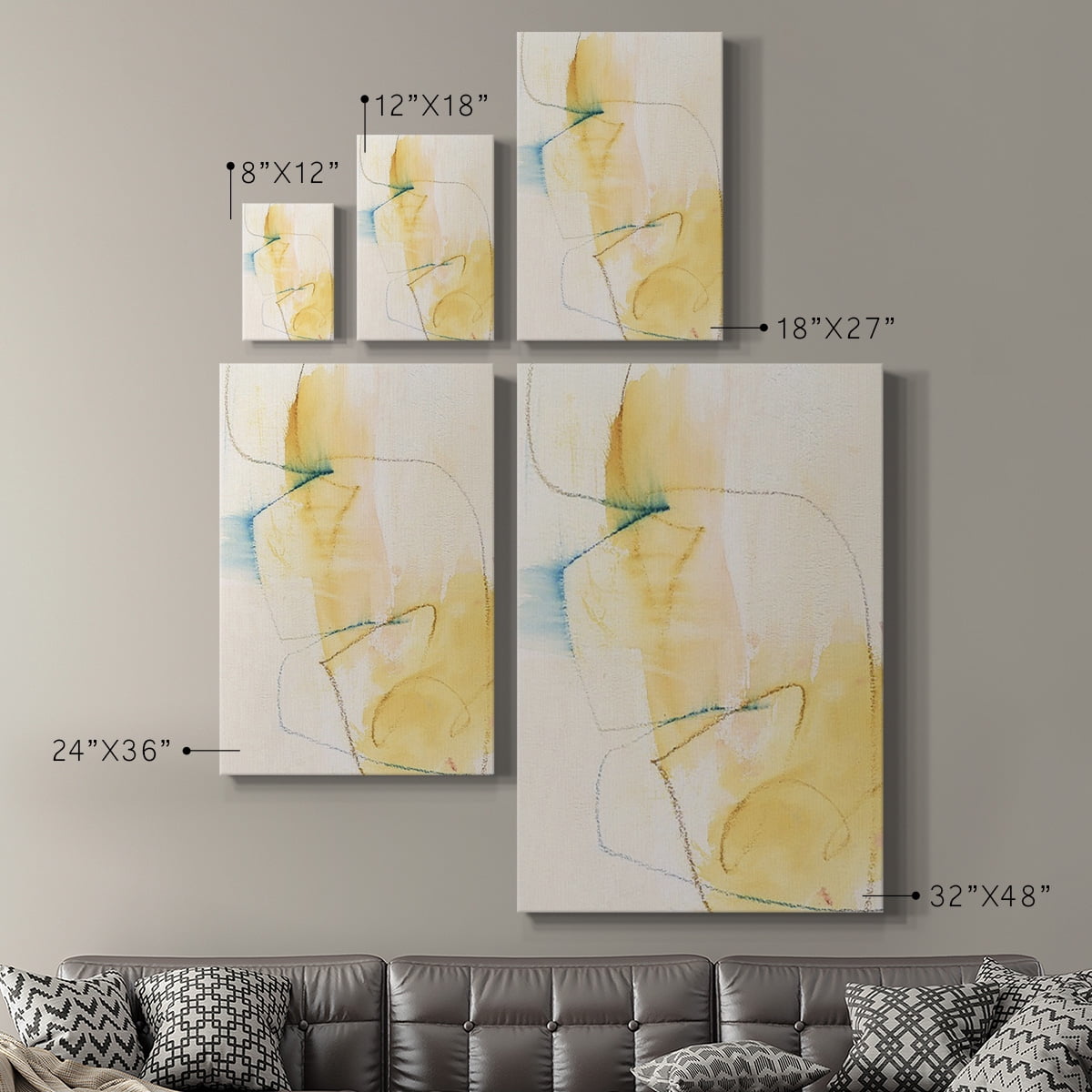 Barxan I Premium Gallery Wrapped Canvas - Ready to Hang