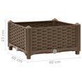 thumbnail image 4 of vidaXL Raised Bed 40x40x23 cm Polypropylene, 4 of 4
