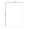 thumbnail image 2 of Off White Pebble 20x28 Uncut Art Mat Board - No Opening - 10 Mats, 2 of 7