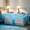 White + Particle Board + American Design + Modern, variant on FENGFAN Modern LED Nightstands Set Of 2 Black Particle Board 2 Drawers Adjustable LED Light Storage Bedside End Table