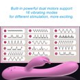 thumbnail image 3 of Vibrador de doble motor Estimulador de clítoris punto G Masajeador de vagina de silicona 16 TFixol productos vivos, 3 of 7