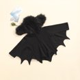 thumbnail image 2 of Kmbangi Children?s Fashion Solid Color Feather Edge Halloween Hooded Shawls, 2 of 5