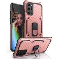 PBRO Case For Samsung Galaxy S20 Plus Case with Magnetic Ring Holder 360 Degree Rotating Kickstand Dual Layer Hybrid Full-Body Protect Shockproof Drop Proof Impact-Resistant Rugged for S20 Plus Pink