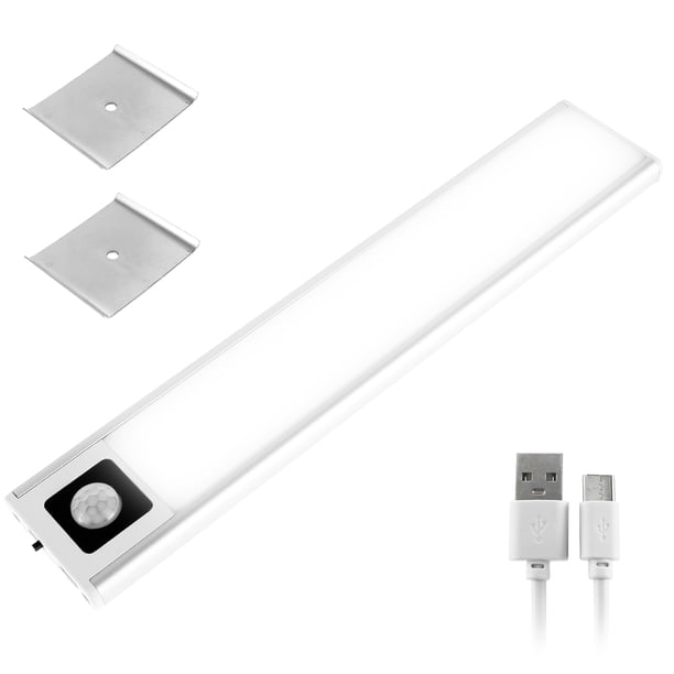Debajo De La Luz Del Gabinete 7.9In 750Mah Lámpara De Armario Led Recargable Por Usb 3 Modos Luz De Contador Luz De Grifo Magnética Adhesivo Para Cocina Escalera Dormitorio Muyoka Hogar